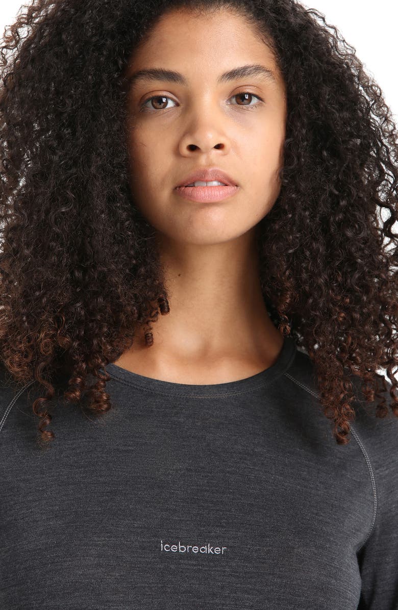 Icebreaker 125 ZoneKnit Long Sleeve Crewneck Top, Alternate, color, 