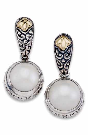 Mabe Freshwater Pearl Drop Earrings
