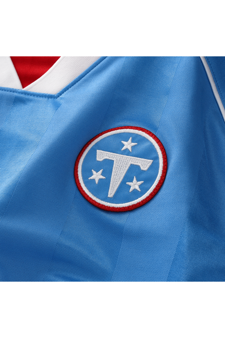 Youth Fanatics Light Blue Tennessee Titans Football x Football V-Neck Fan Top, Alternate, color, Light Blue