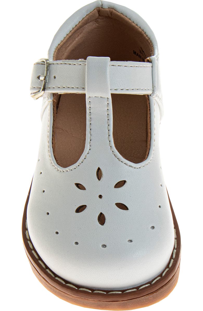 JOSMO Kids' T-Strap Flat, Alternate, color, White