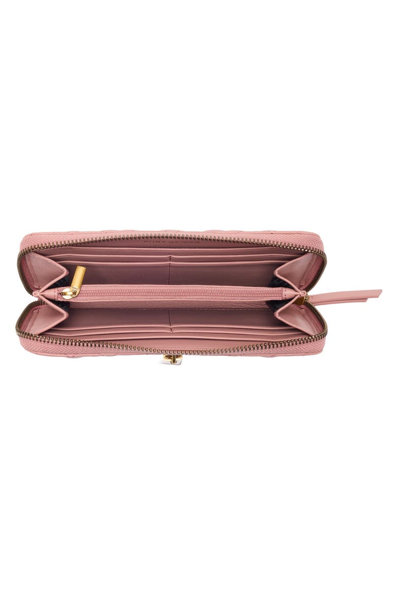 Brixton Zip Wallet, Alternate, color, LIGHT/ PASTEL PINK