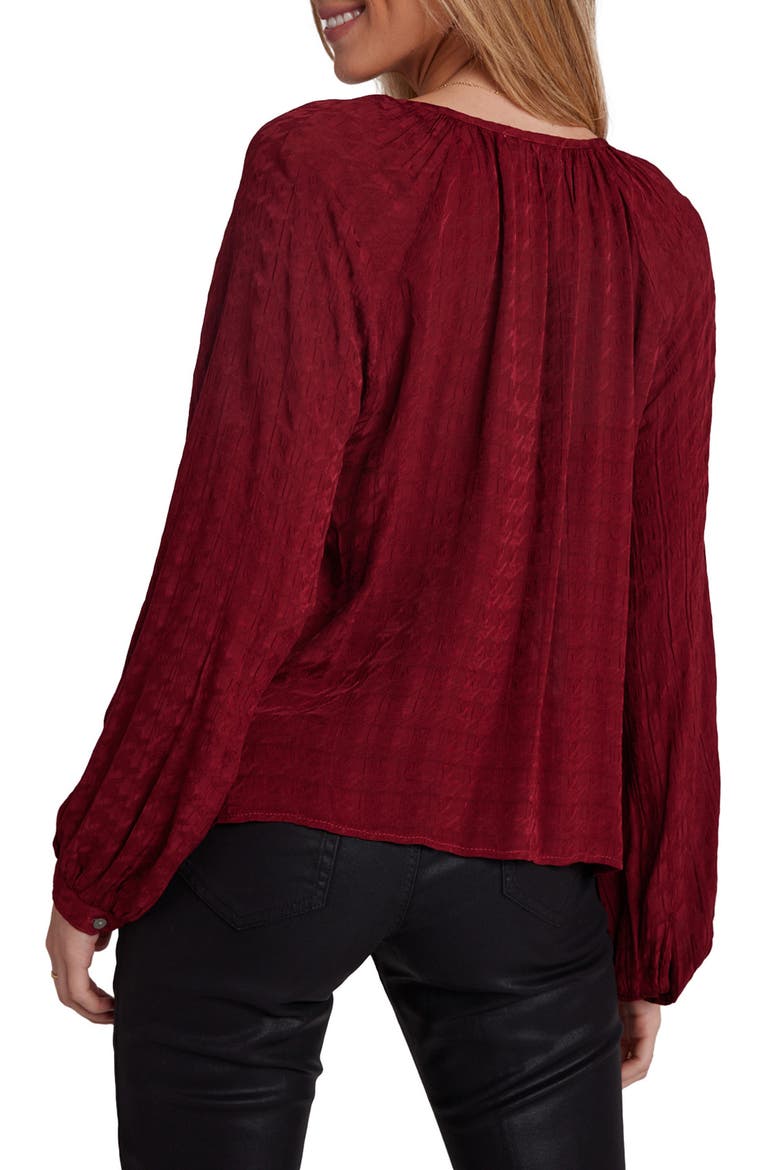 Texture Raglan Sleeve Top, Alternate, color, SWEET SANGRIA