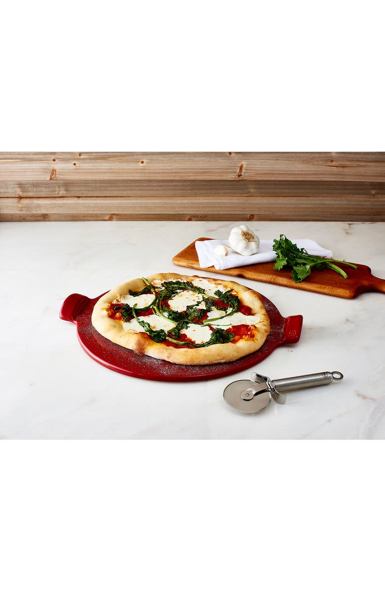 Emile Henry Made In France Flame Individual Pizza Stone, 10", Set of 2, Figue, Alternate, color, Figue