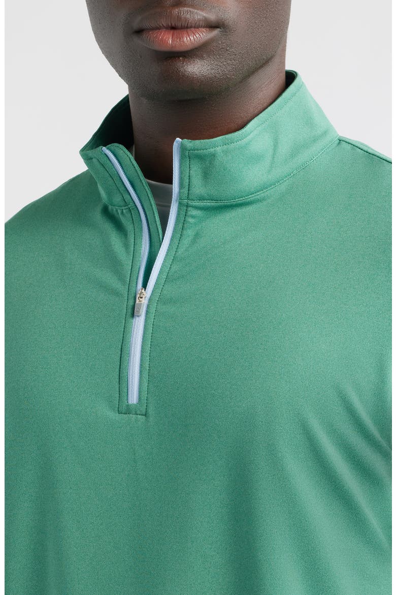 Men's Perth Stretch Quarter Zip Pullover, Alternate, color, SNOW PEA