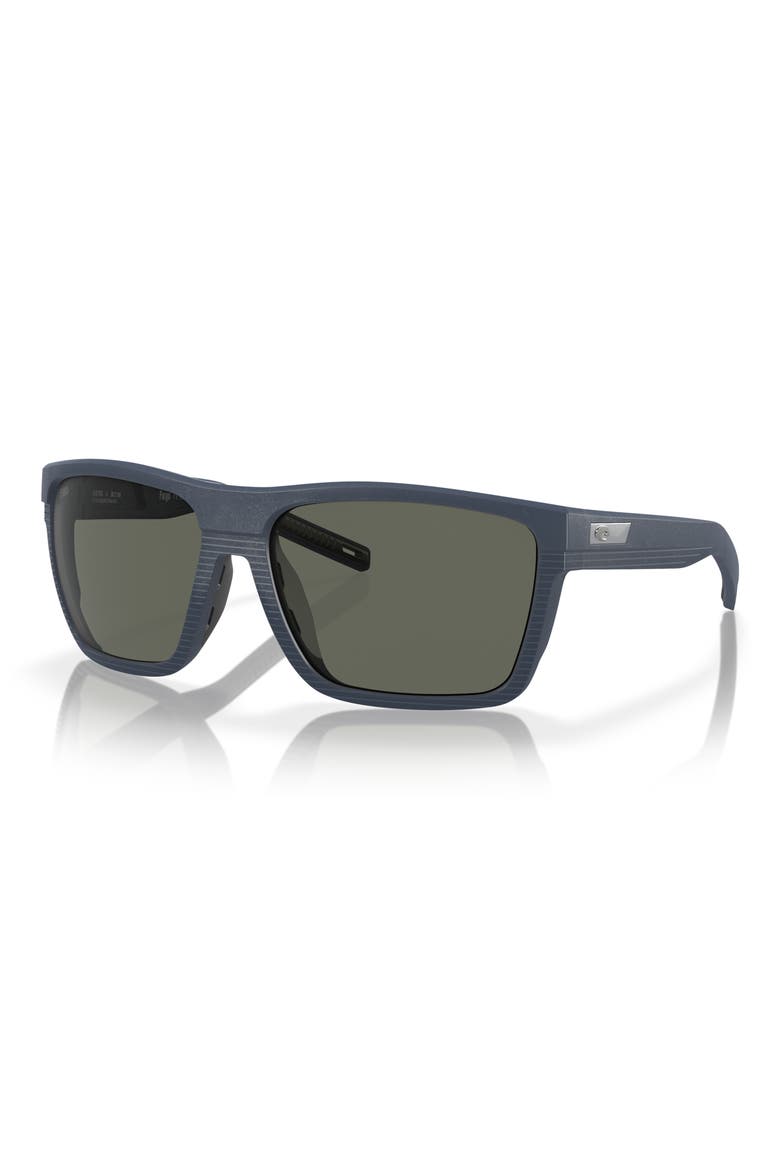Pargo 61mm Polarized Square Sunglasses, Alternate, color, GREY