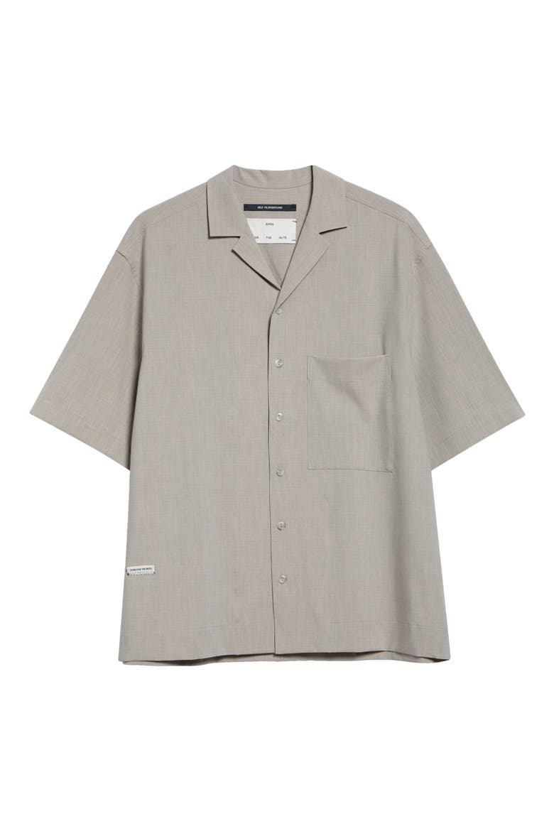 Boxy Camp Shirt, Main, color, CHALK