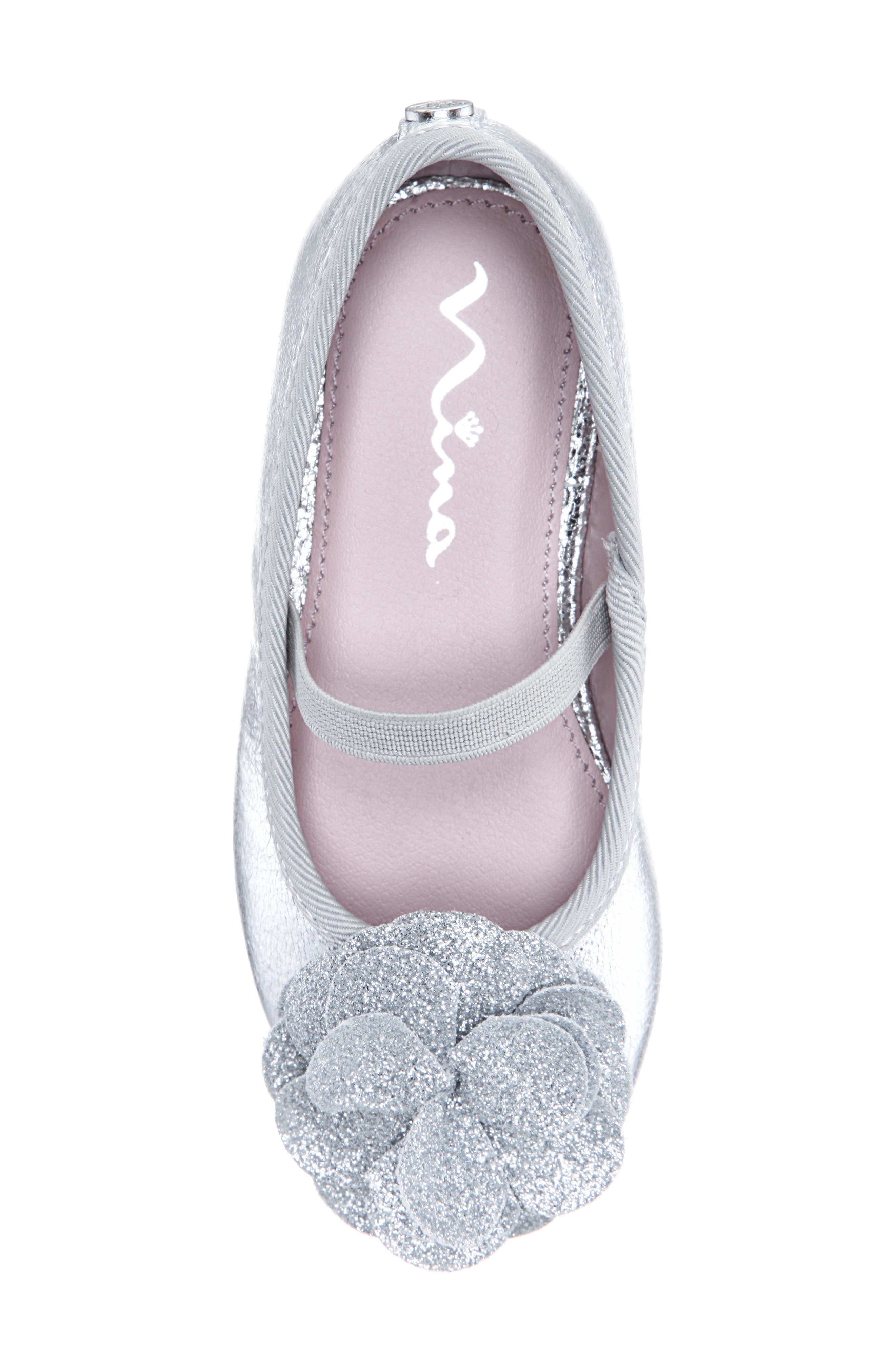 Nina Estela Glitter Flat, Alternate, color, 