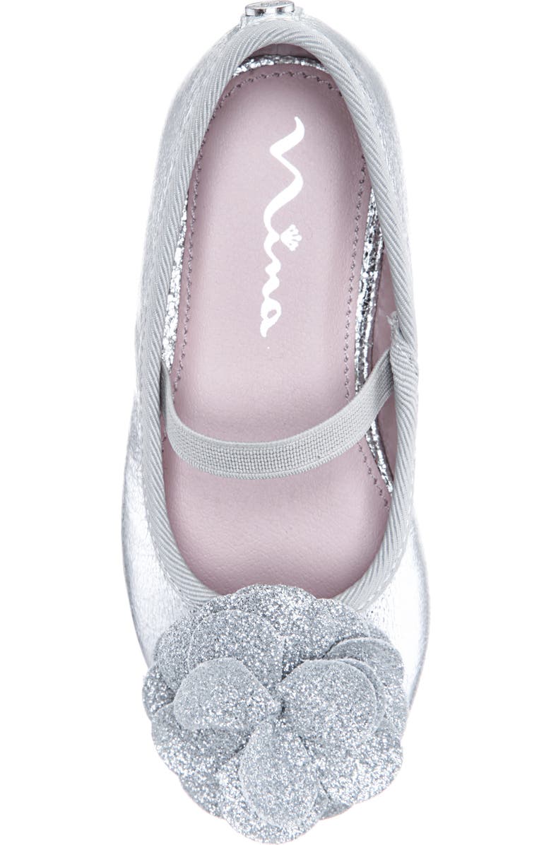 Nina Estela Glitter Flat, Alternate, color,