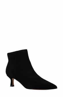 Kiesa Pointed Toe Kitten Heel Bootie