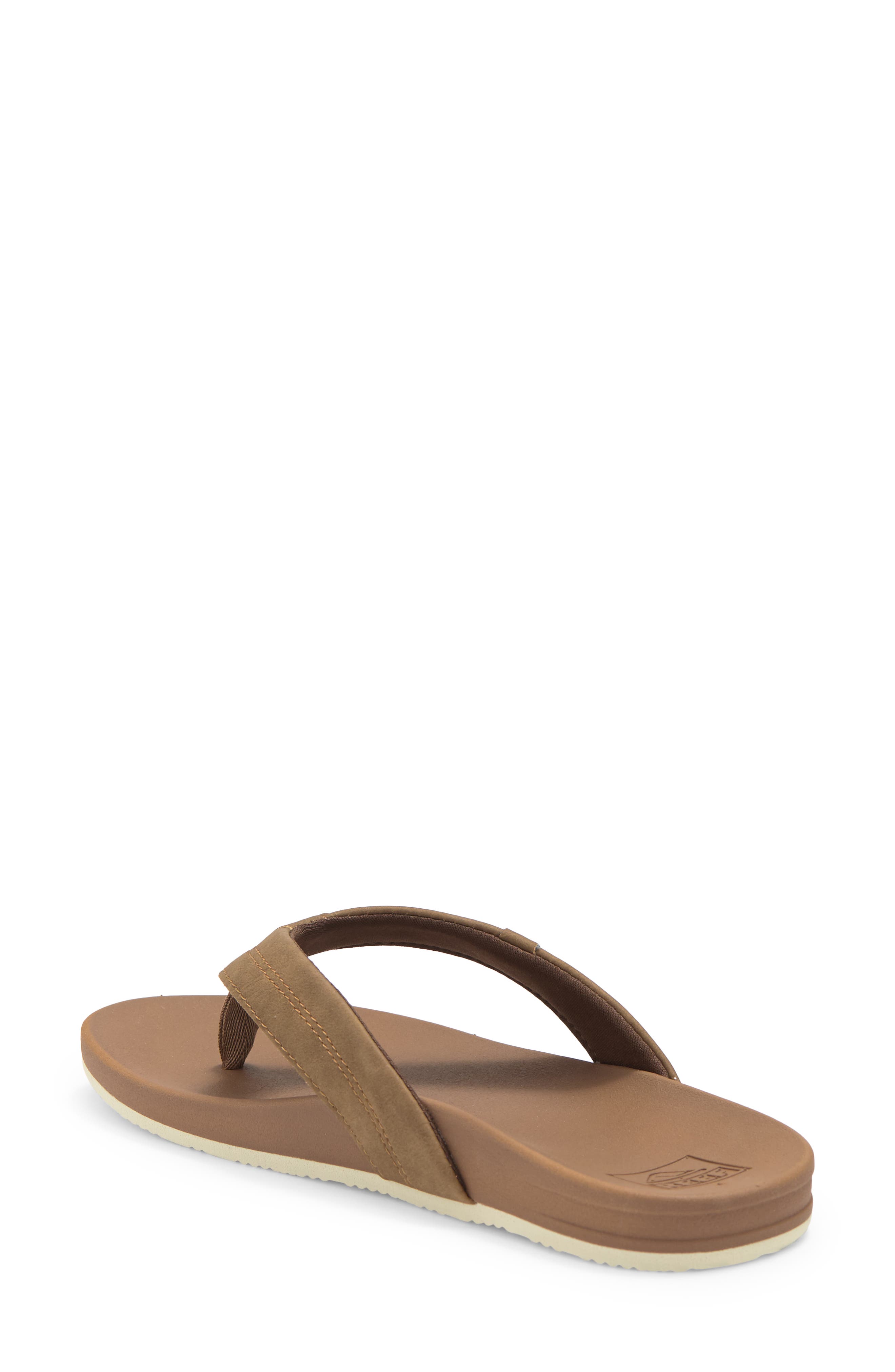 Reef Kids' Cushion Spring Flip Flop Sandal, Alternate, color, Tan