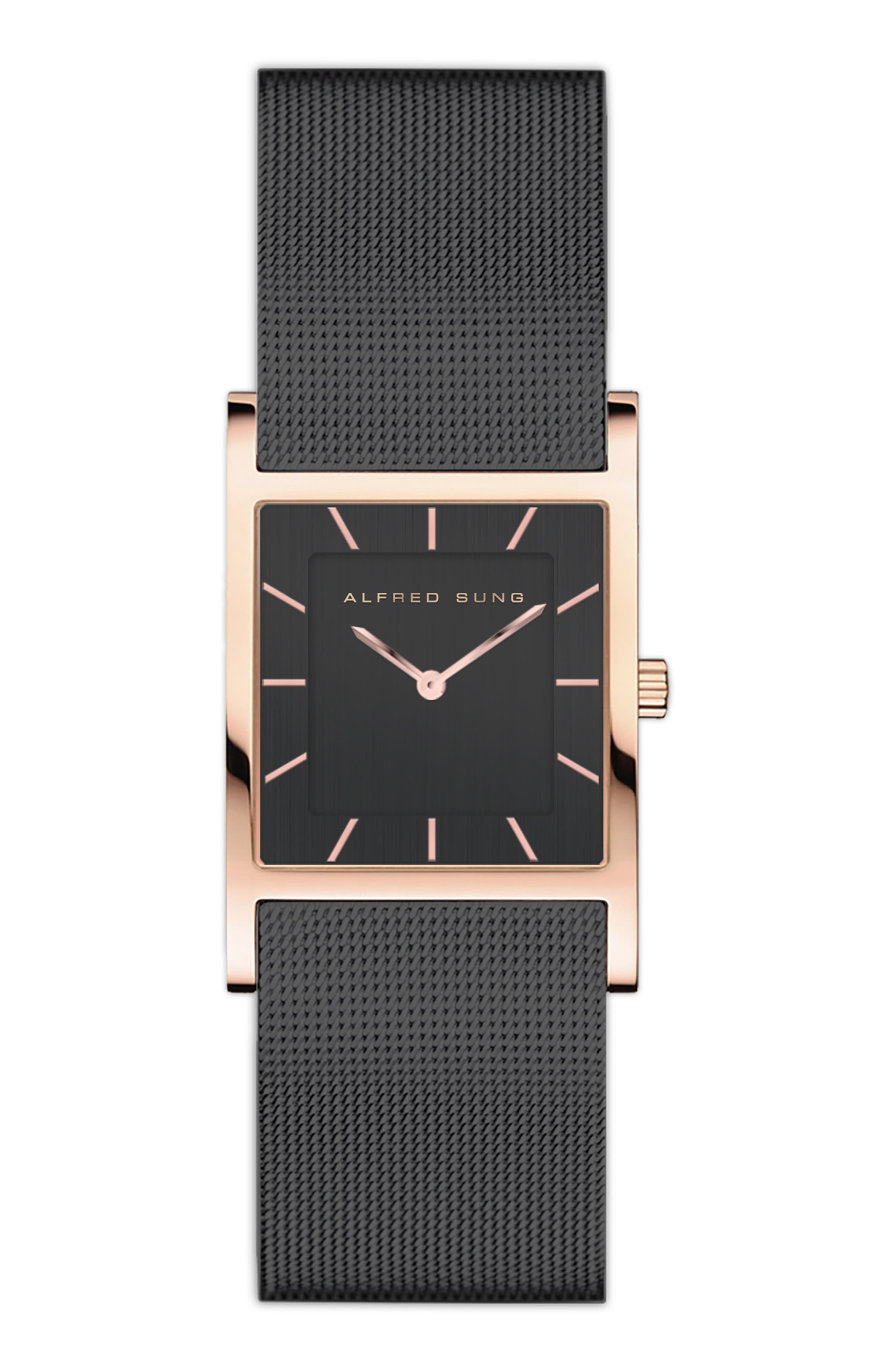 Mesh Strap Watch, 26mm