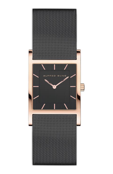 Mesh Strap Watch, 26mm