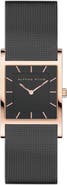 Alfred Sung Mesh Strap Watch, 26mm