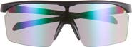 Vince Camuto Semi Rimless Shield Sunglasses