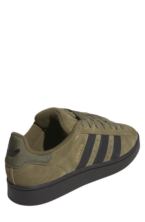 Adidas Originals Adidas Campus 00s Sneaker In Olive/black/gold