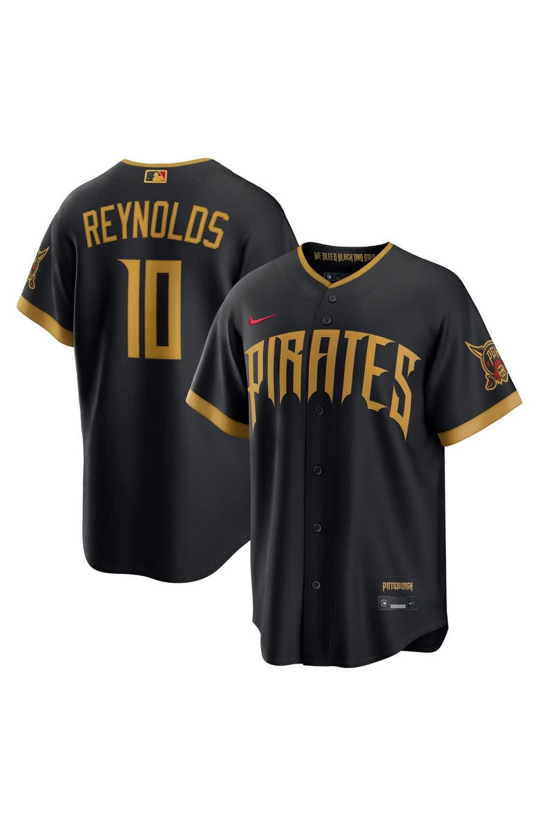 Nike Men's Nike Bryan Reynolds Black Pittsburgh Pirates 2026 City Connect Stadium Jersey, Main, color, Black