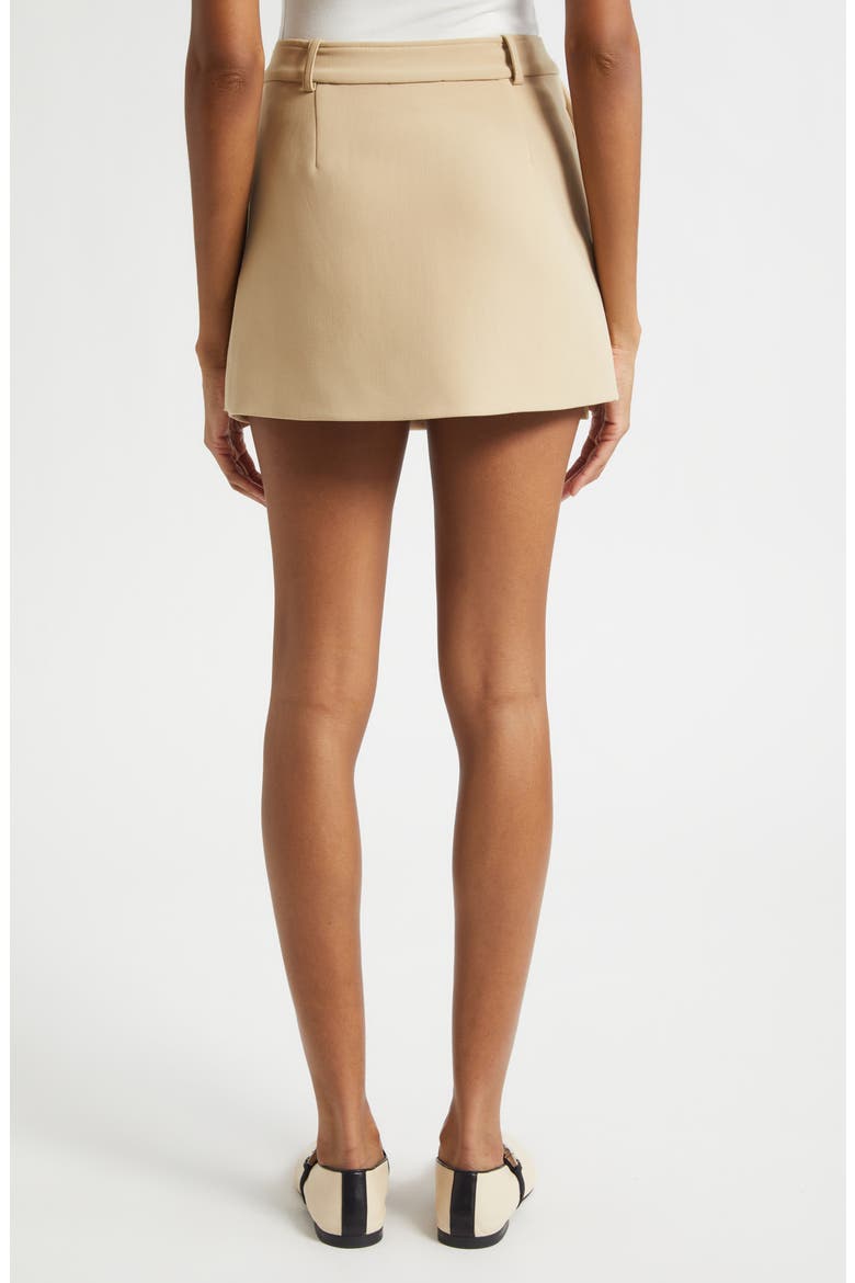 Waist Panel Miniskirt, Alternate, color, ECRU