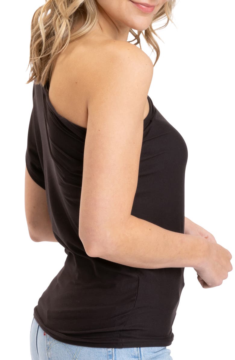 Threads 4 Thought Shivani Luxe Jersey One-Shoulder Top, Alternate, color, 