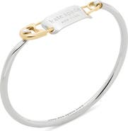 Kate Spade New York Sam Tag Safety Pin Bangle