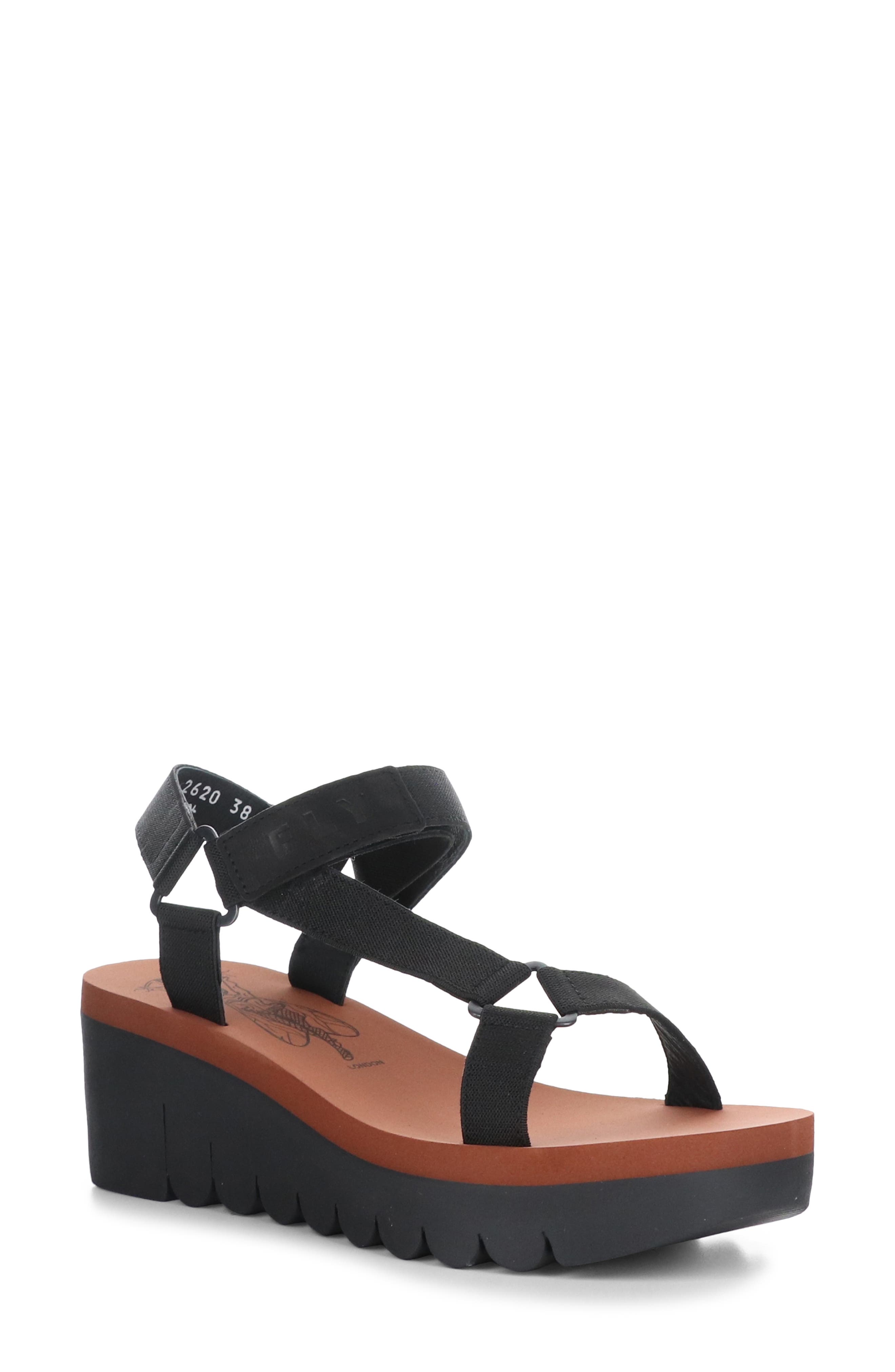 Fly London Yefa Wedge Sandal, Main, color, 