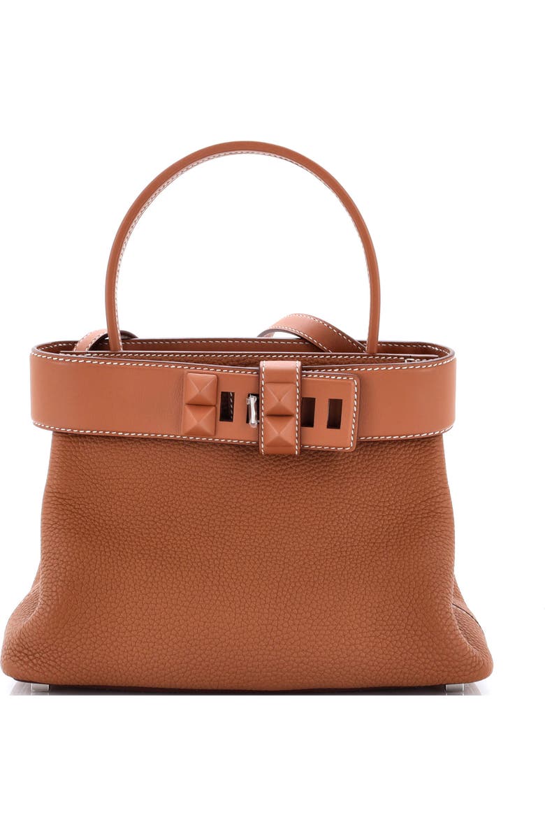 Pre-Owned Hermes Medor Handbag Togo, Main, color, Gold