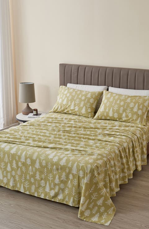 Turkish Cotton Flannel Lodge Sheet Set