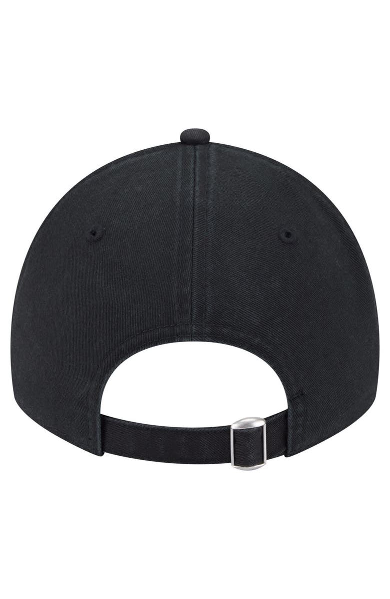 New Era Unisex New Era Black WNBA Core Alt Logo 9TWENTY Adjustable Hat, Alternate, color, Black