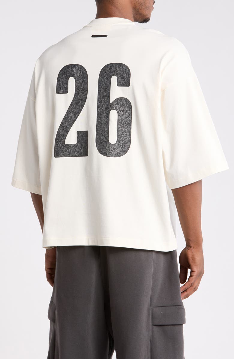 Fear of God Essentials Merch Cotton Graphic T-Shirt, Alternate, color, Ivory