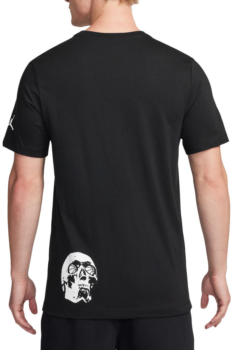 Flight Skull Graphic T-Shirt, Alternate, color, BLACK/ WOLF GREY/ WHITE