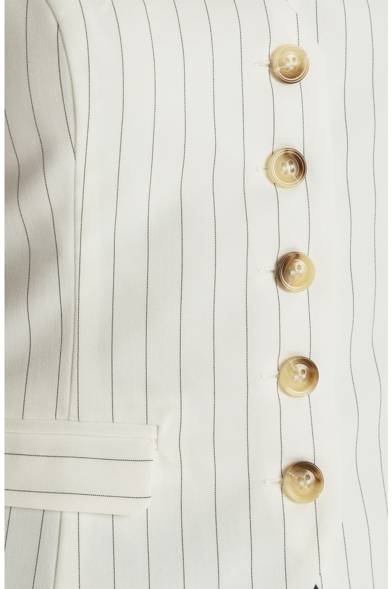 Striped Vest, Alternate, color, WHITE