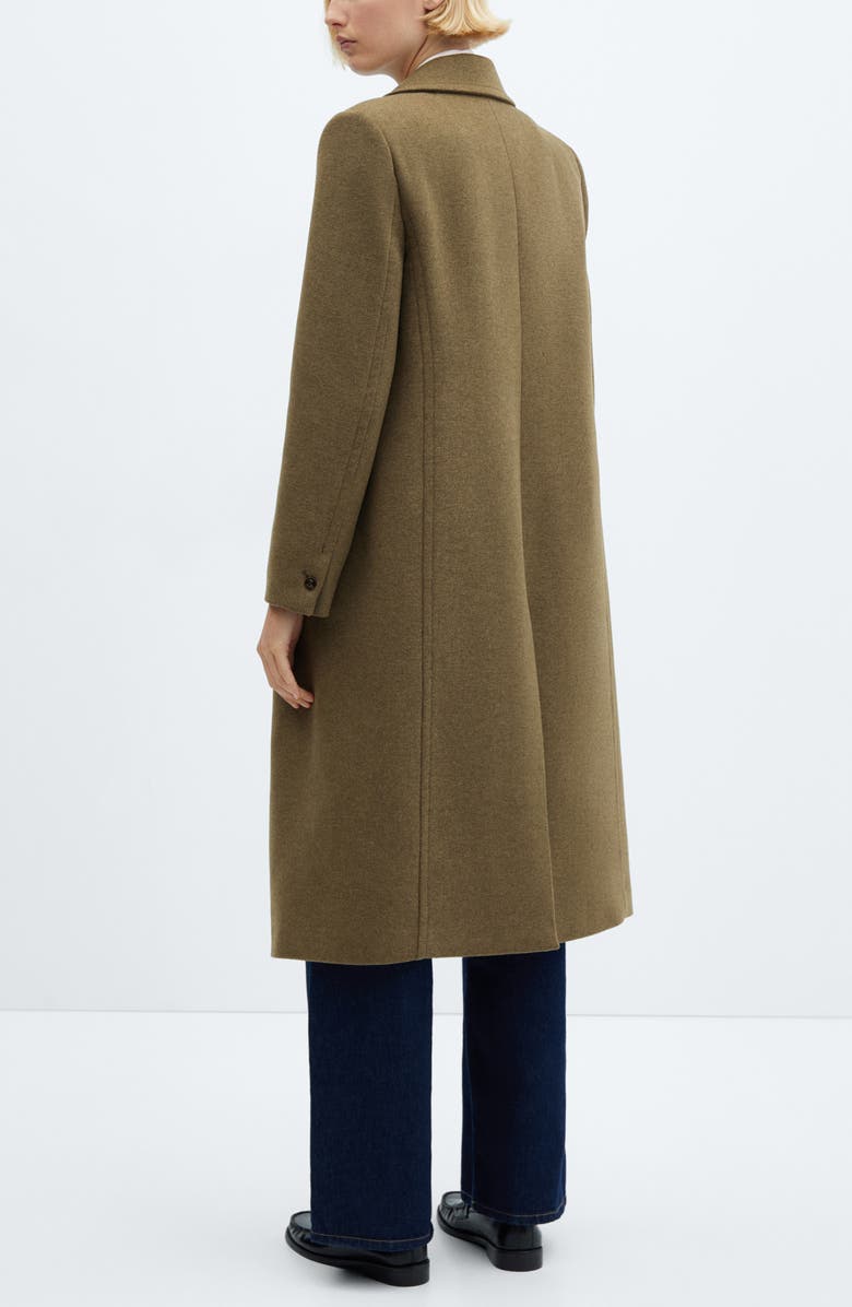 MANGO Peaked Lapel Coat, Alternate, color, 