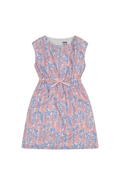 Izzy Drawstring Dress Pink Azalea