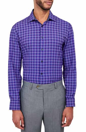 Shadow Check Stretch Performance Dress Shirt