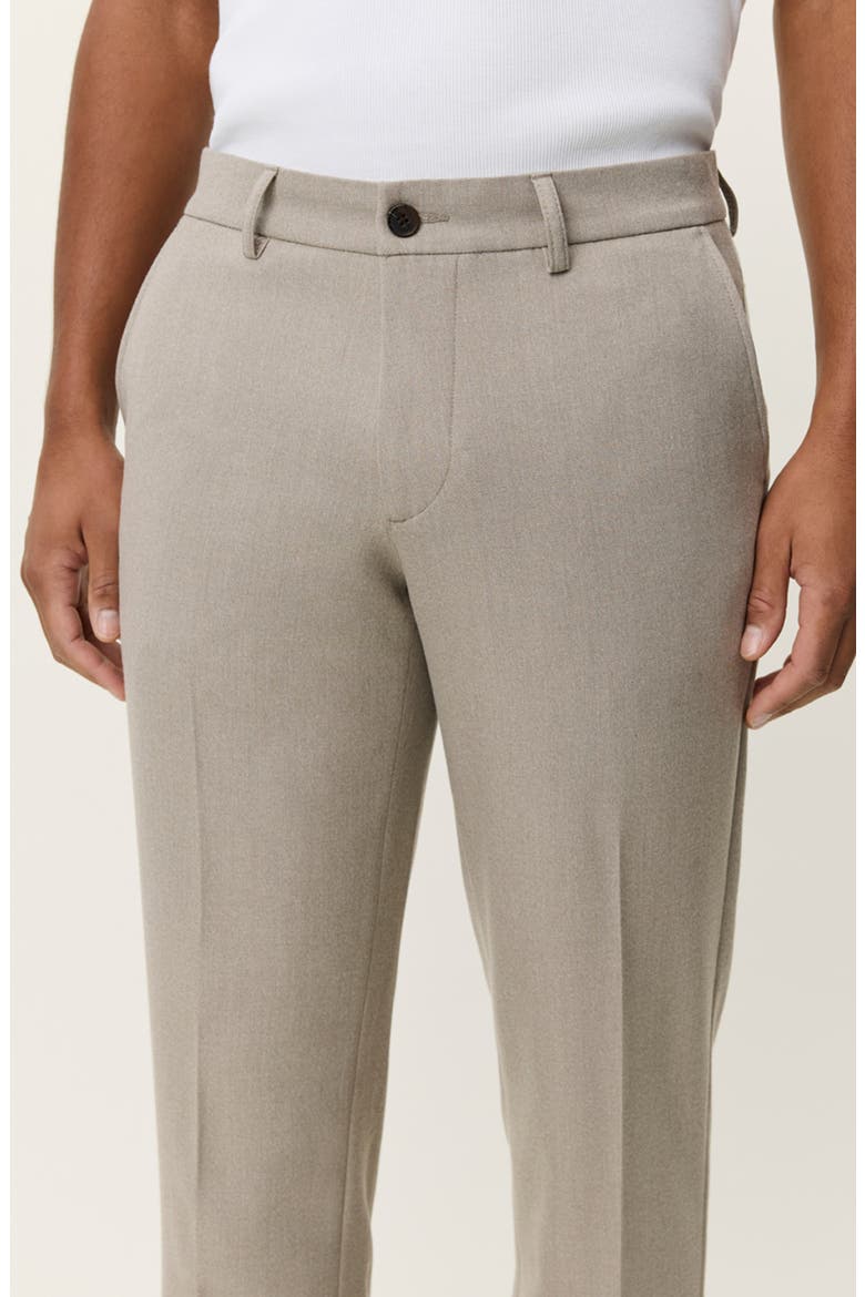 Como Regular Fit Flat Front Dress Pants, Alternate, color, LAUREL OAK SAND