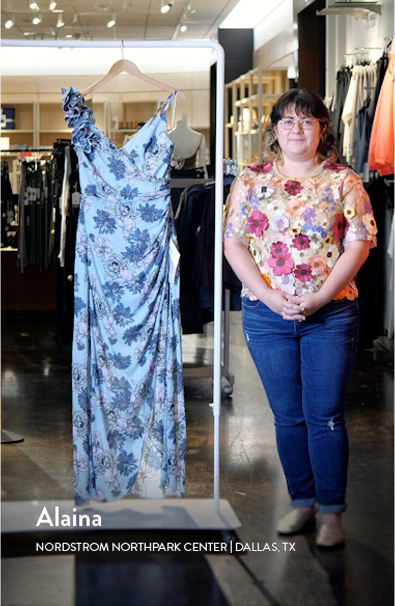 Camelia Floral Gown, sales video thumbnail