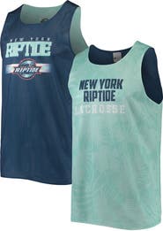 FOCO Men's FOCO Teal/Navy New York Riptide Reversible Mesh Tank Top