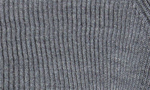 Reformation Caspia Cashmere Cropped Cardigan In Gray