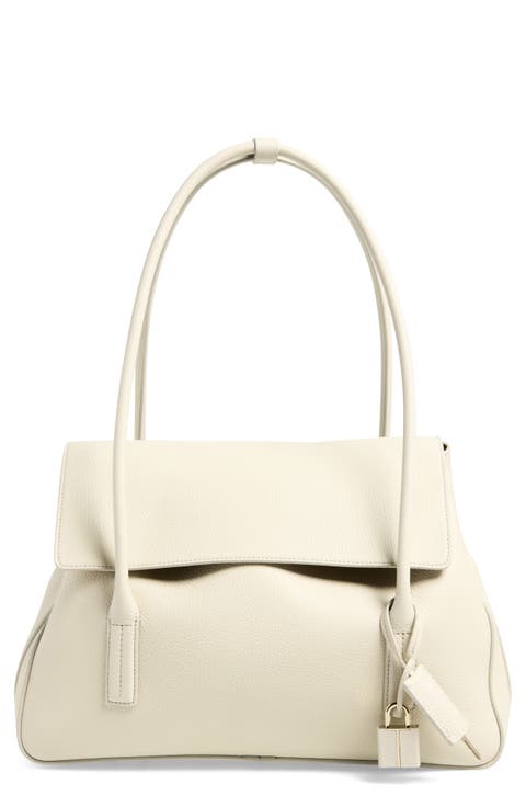 Medium Eclipse Grain Leather Shoulder Bag