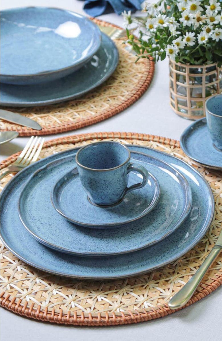 Porto Brasil Dessert Plate Set of 4, Alternate, color, Breeze