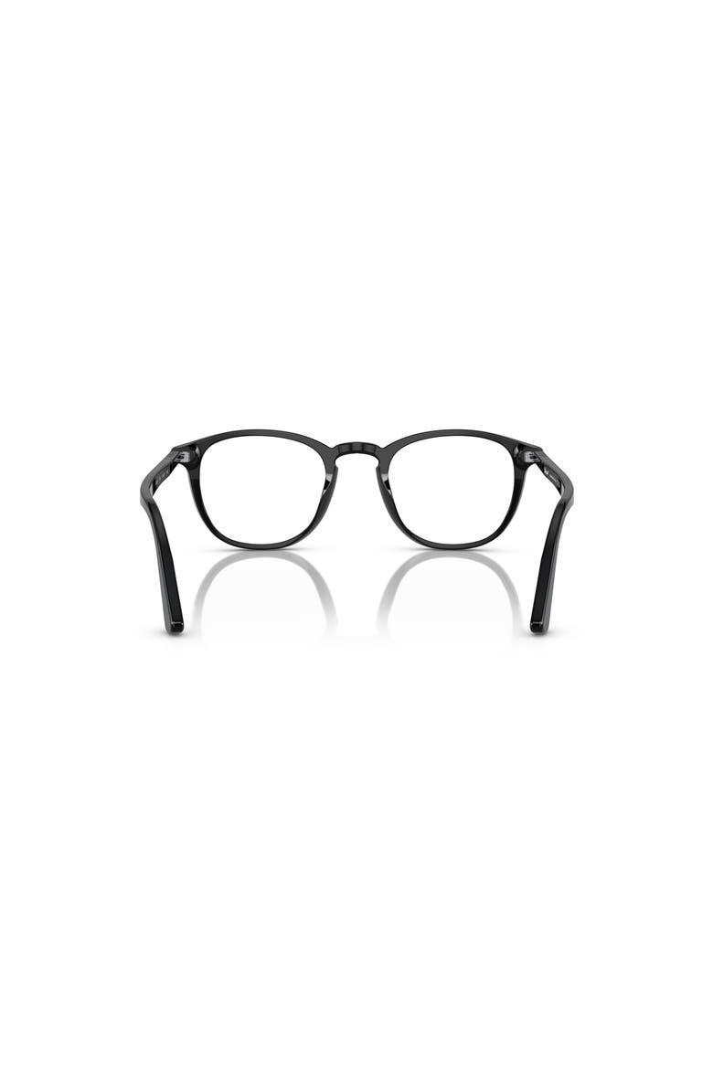 49mm Round optical glasses, Alternate, color, Black