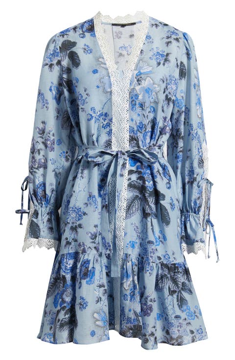 Beli Tie Waist Long Sleeve Dress