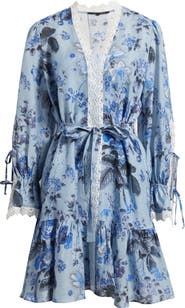 KOBI HALPERIN Beli Tie Waist Long Sleeve Dress