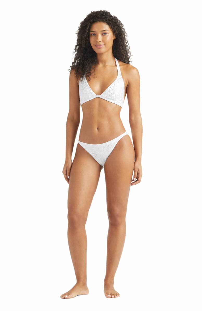 Vilebrequin Women's Strass Halter Bikini Top Strass, Main, color, Blanc