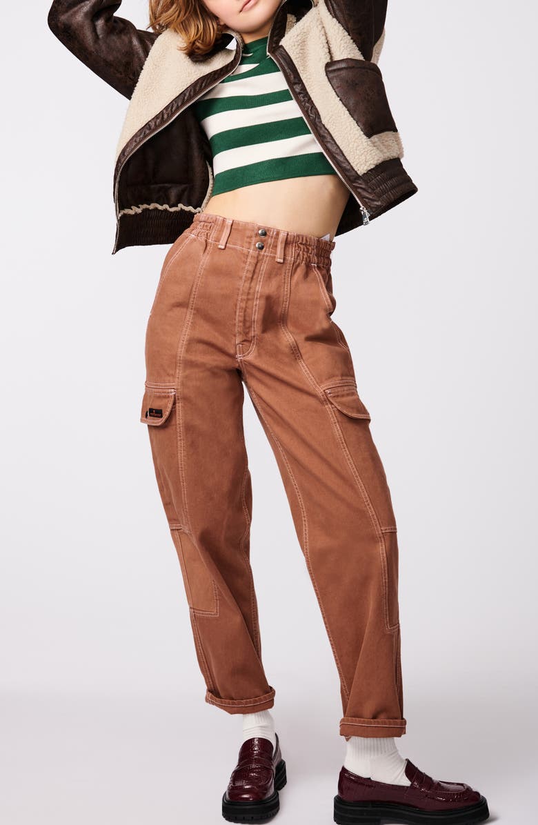 BERNIE Mixed Media High Pile Fleece Bomber Jacket, Alternate, color,