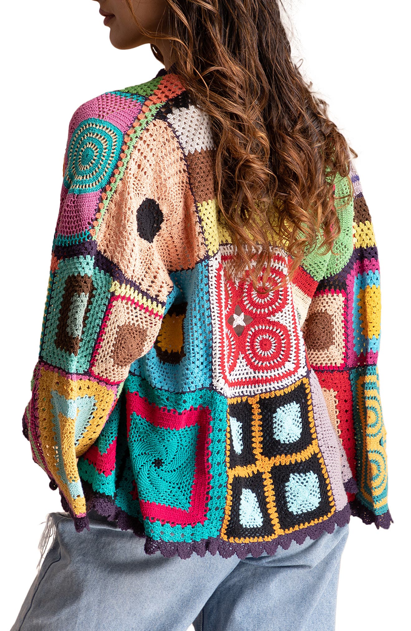Crochet Cotton Jacket - image 2