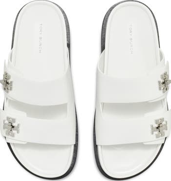 サンダル・ミュール TORY BURCH T-LOCK SPORT SLIDE SANDALS Tory Burch Women's T Lock Sport Slide Sandals | Bloomingdale's