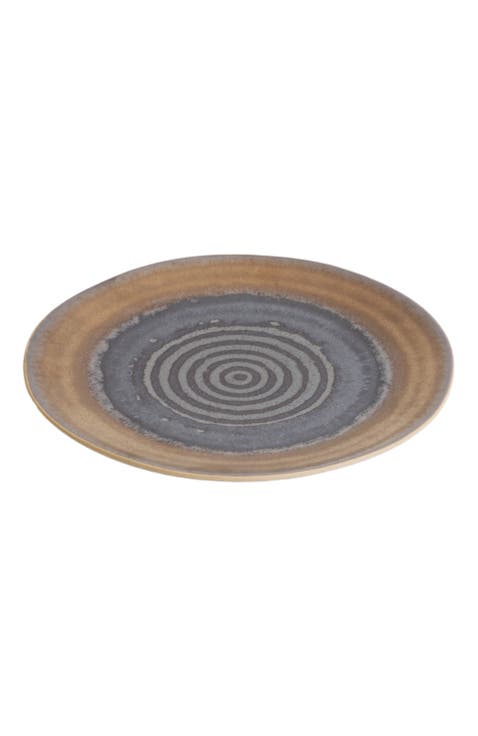 Akita Stoneware 4-Piece Salad Plate Set