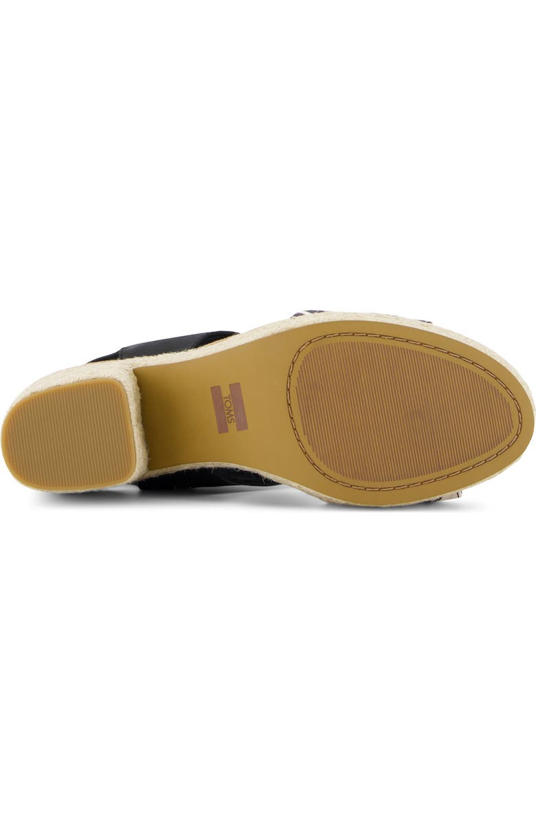 TOMS Majorca Platform Sandal, Alternate, color, Black