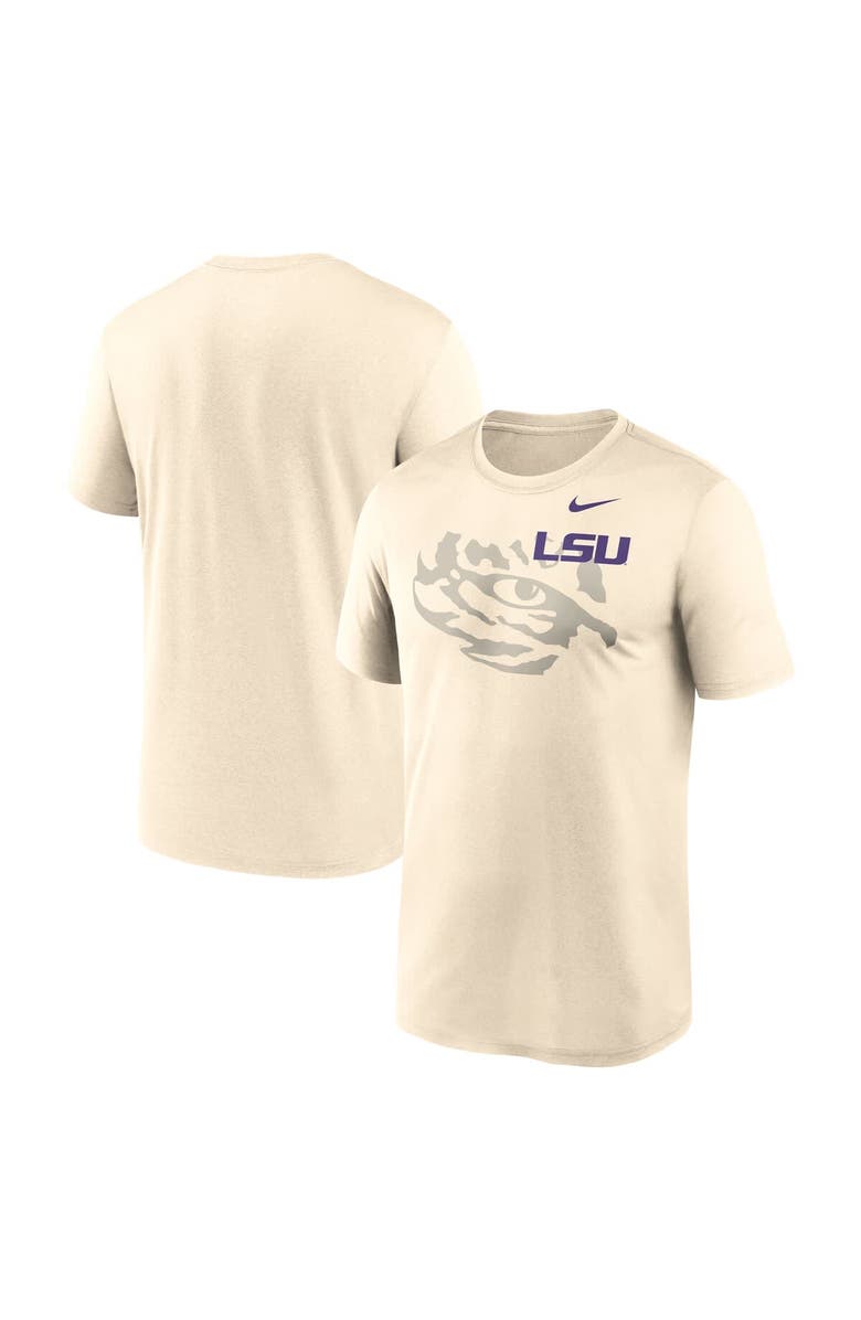 Nike Men's Nike Natural LSU Tigers Campus Shadow Legend Performance T-Shirt, Alternate, color, Natural