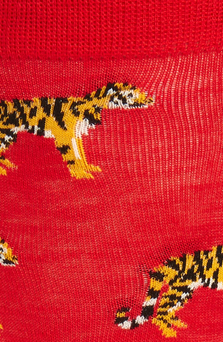Fun Socks Tigers Crew Socks, Alternate, color, 